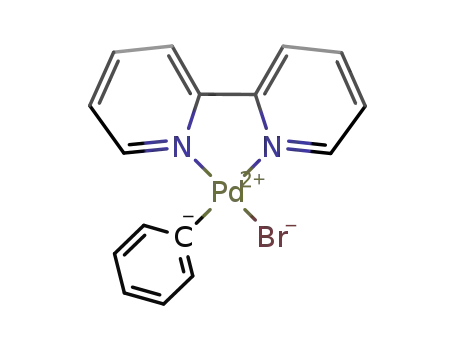 [PdBrC<sub>6</sub>H<sub>5</sub>(C<sub>10</sub>N<sub>2</sub>H<sub>8</sub>)]