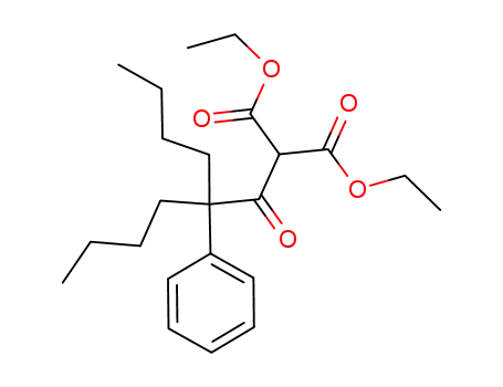 Propanedioic acid, (2-butyl-1-oxo-2-phenylhexyl)-, diethyl ester