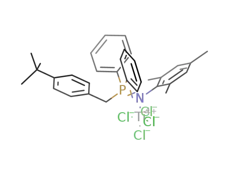 TiCl<sub>4</sub>(4-t-BuC<sub>6</sub>H<sub>4</sub>CH<sub>2</sub>PPh<sub>2</sub>=NC<sub>6</sub>H<sub>2</sub>Me<sub>3</sub>-2,4,6)