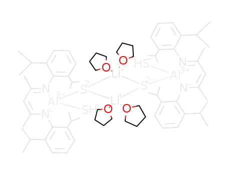 ((LiS)(HS)Al(HC(C(CH<sub>3</sub>)N(2,6-iPr<sub>2</sub>C<sub>6</sub>H<sub>3</sub>)2)(thf)2)2
