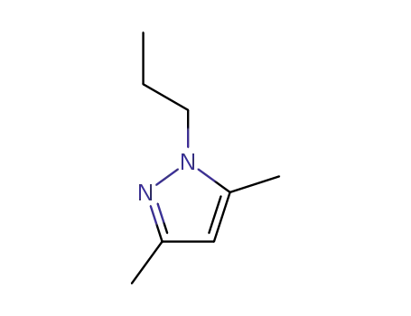 Molecular Structure of 1124-02-3 (1H-Pyrazole, 3,5-dimethyl-1-propyl-)