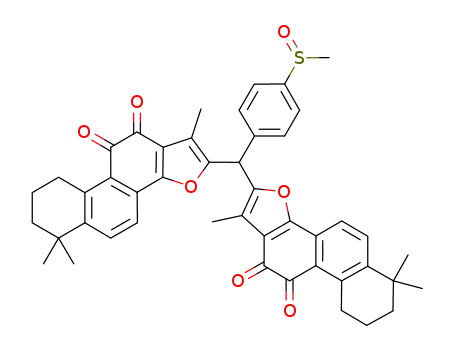 C<sub>46</sub>H<sub>42</sub>O<sub>7</sub>S