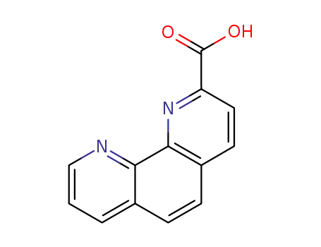 Molecular Structure of 1891-17-4 (1,10-phenanthroline-2-carboxylic acid)