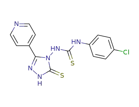 N-(4-chlorophenyl)-N'-(3-pyridin-4-yl-5-thioxo-1,5-dihydro-4H-1,2,4-triazol-4-yl)thiourea