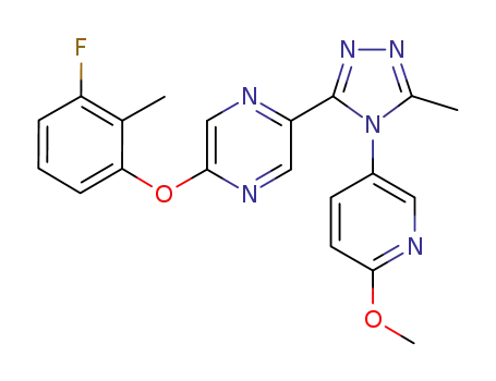 C<sub>20</sub>H<sub>17</sub>FN<sub>6</sub>O<sub>2</sub>