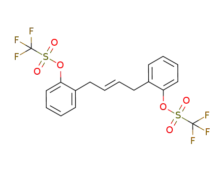 (E)-1,4-di(2-(trfluoromethanesulfonyloxy)phenyl)-2-butene