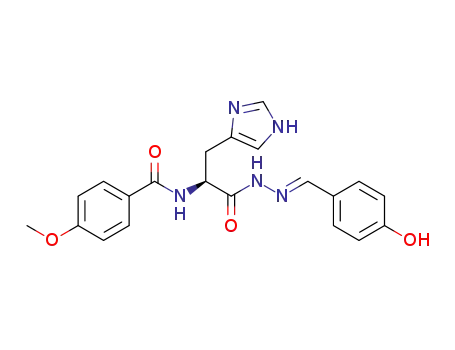 (S,E)-N-(1-(2-(4-hydroxybenzylidene)hydrazinyl)-3-(1himidazol-4-yl)-1-oxopropan-2-yl)-4-methoxybenzamide