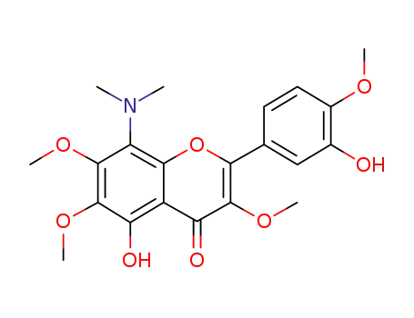 5,3'-dihydroxy-8-dimethylamino-3,6,7,4'-tetramethoxyflavone