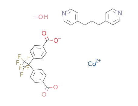 [Co(4,4'-hexafluoroisopropylidene)bis(benzoate))(1,3-di(4-pyridyl)propane)]*MeOH
