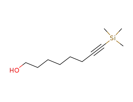 Molecular Structure of 86530-15-6 (8-(trimethylsilyl)oct-7-yn-1-ol)
