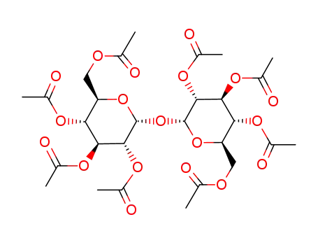 Molecular Structure of 25018-27-3 (TREHALOSE OCTAACETATE)