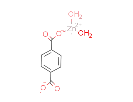 [zinc(1,4-benzenedicarboxylate)(H<sub>2</sub>O)2]