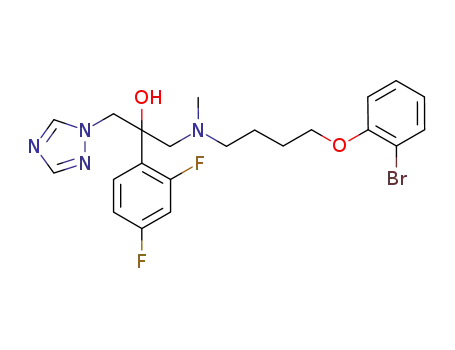 3-{[4-(2-bromophenoxy)butyl](methyl)amino}-2-(2,4-difluorophenyl)-1-(1H-1,2,4-triazol-1-yl)propan-2-ol