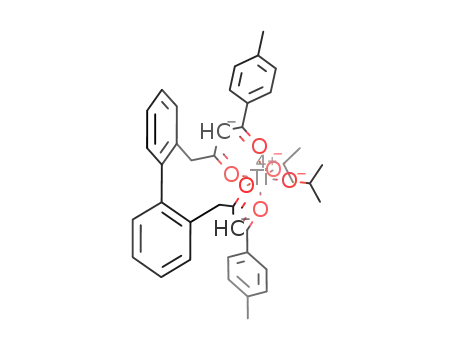 (OCH(CH<sub>3</sub>)2)2Ti(OC(C<sub>6</sub>H<sub>4</sub>CH<sub>3</sub>)CHC(O)CH<sub>2</sub>C<sub>6</sub>H<sub>4</sub>)2