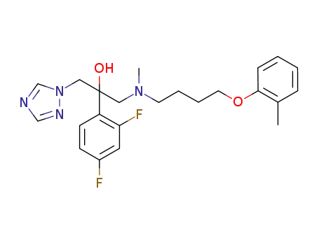 2-(2,4-difluorophenyl)-3-{methyl[4-(o-tolyloxy)butyl]amino}-1-(1H-1,2,4-triazol-1-yl)propan-2-ol
