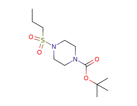 Molecular Structure of 913952-86-0 (tert-butyl 4-(propylsulfonyl)piperazine-1-carboxylate)