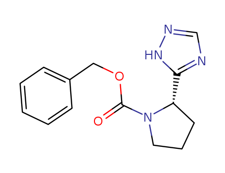 benzyl (S)-2-(1H-1,2,4-triazol-3-yl)pyrrolidine-1-carboxylate