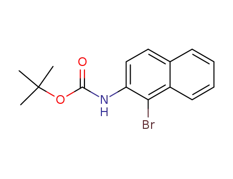 Molecular Structure of 454713-47-4 (tert-butyl (1-bromonaphthalen-2-yl)carbamate)