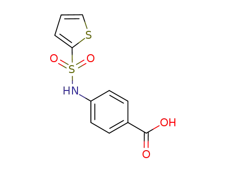 Molecular Structure of 82068-35-7 (4-(THIOPHENE-2-SULFONYLAMINO)-BENZOIC ACID)