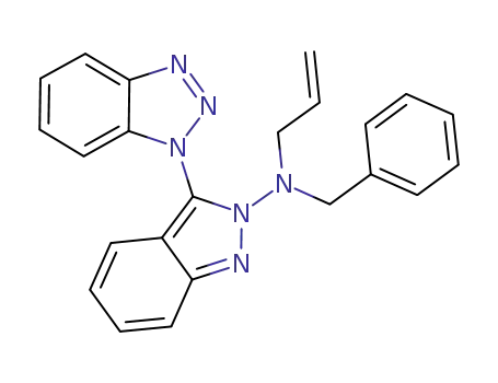 2-(N-allyl-N-benzylamino)-3-(benzotriazol-1-yl)-2H-indazole