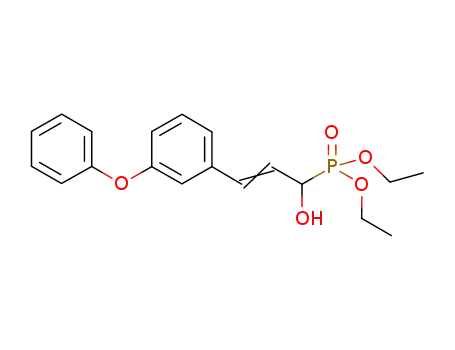 diethyl [1-hydroxy-3-(m-phenoxyphenyl)allyl]phosphonate