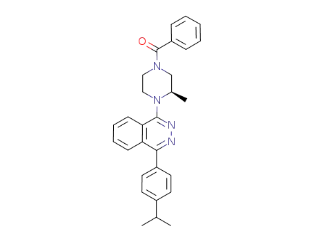 (R)-(4-(4-(4-isopropylphenyl)-phthalazin-1-yl)-3-methylpiperazin-1-yl)(phenyl)-methanone