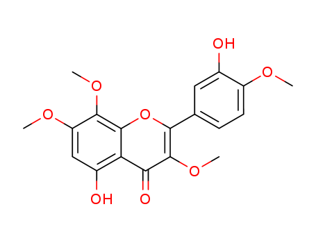 4H-1-Benzopyran-4-one, 5-hydroxy-2-(3-hydroxy-4-methoxyphenyl)-3,7,8-trimethoxy-