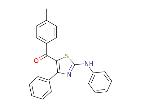 (4-phenyl-2-(phenylamino)thiazol-5-yl)(p-toluyl)methanone
