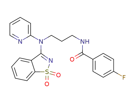 C<sub>22</sub>H<sub>19</sub>FN<sub>4</sub>O<sub>3</sub>S