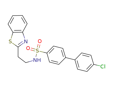 N-(2-(benzo[d]thiazol-2-yl)ethyl)-4'-chlorobiphenyl-4-sulfonamide