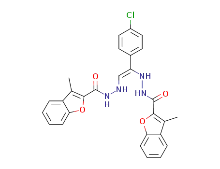 (Z)-1,2-di[(3-methylbenzofuran-2-carbohydrazido)]-1-(4-chlorophenyl)ethene