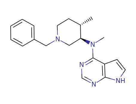 N-((3R,4S)-1-benzyl-4-methylpiperidin-3-yl)-N-methyl-7H-pyrrolo[2,3-d] pyrimidin-4-amine