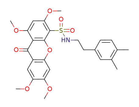 C<sub>27</sub>H<sub>29</sub>NO<sub>8</sub>S