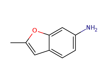 Molecular Structure of 288083-23-8 (6-Benzofuranamine,2-methyl-(9CI))