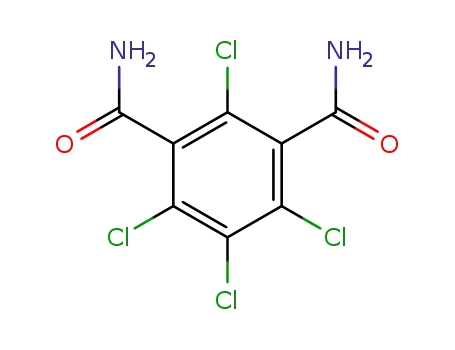 Molecular Structure of 1786-86-3 (2,4,5,6-tetrachlorobenzene-1,3-dicarboxamide)