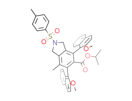 (4R,6S)-(-)-4,6-bis(2-methoxynaphthalen-1-yl)-7-methyl-2-(toluene-4-sulfonyl)-2,3-dihydro-1H-isoindole-5-carboxylic acid isopropyl ester