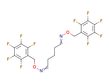 Glutaraldehyde bis-(O-pentafluorophenylmethyloxime)