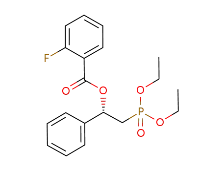 diethyl (S)-[2-(2-fluorobenzoyloxy)-2-phenylethyl]phosphonate