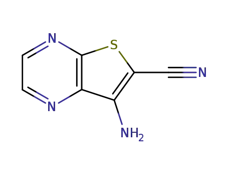 7-aminothieno[2,3-b]pyrazine-6-carbonitrile