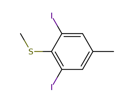 2,6-diiodo-4-(methylthio)anisole