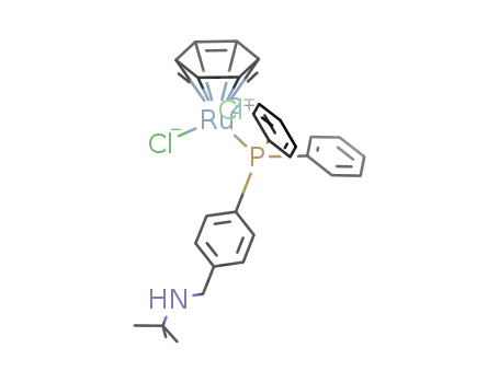 [(η6-C6H6)RuCl2(κ1(P)-4-Ph2PC6H4CH2NH-t-Bu)]