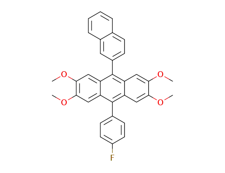 10-(4-fluorophenyl)-2,3,6,7-tetramethoxy-9-(naphthalen-2-yl)anthracene