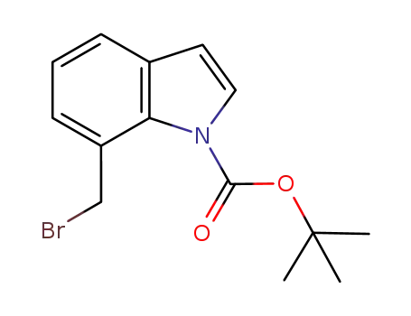1H-인돌-1-카르복실산, 7-(broMo메틸)-, 1,1-디메틸에틸 에스테르