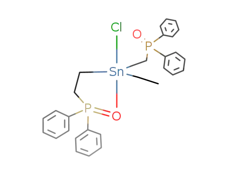 Molecular Structure of 88721-35-1 (Phosphine oxide, [(chloroethylstannylene)di-2,1-ethanediyl]bis[diphenyl-)