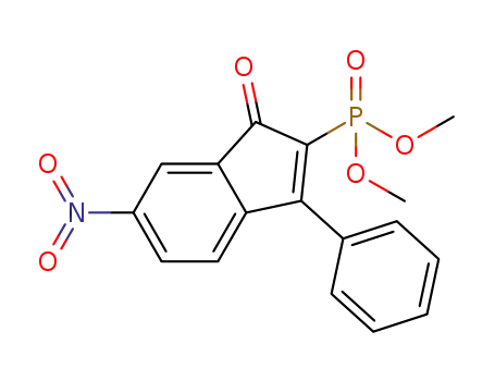 dimethyl 4-nitro-1-oxo-3-phenyl-1H-inden-2-ylphosphonate