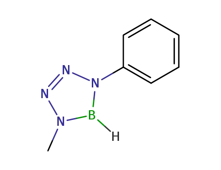 Molecular Structure of 6982-52-1 (1-Methyl-4-phenyl-4,5-dihydro-1H-tetrazaborole)