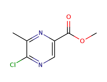 Molecular Structure of 77168-85-5 (Methyl 5-chloro-6-methylpyrazine-2-carboxylate)