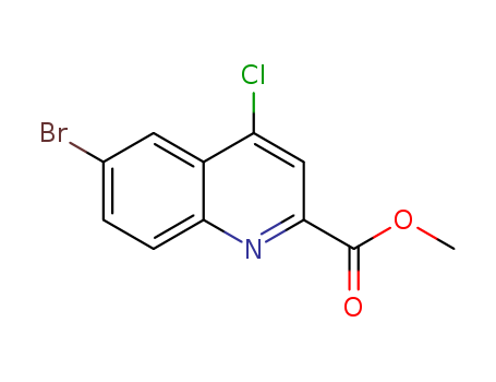 6-BROMO-4-CHLORO-QUINOLINE-2-CARBOXYLIC ACID METHYL ESTER