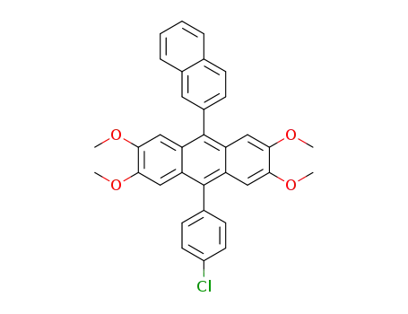 10-(4-chlorophenyl)-2,3,6,7-tetramethoxy-9-(naphthalen-2-yl)anthracene