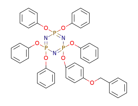 1,1,3,3,5-Pentaphenoxy-5-[(4-benzyloxy)phenoxy]cyclotriphosphazatriene